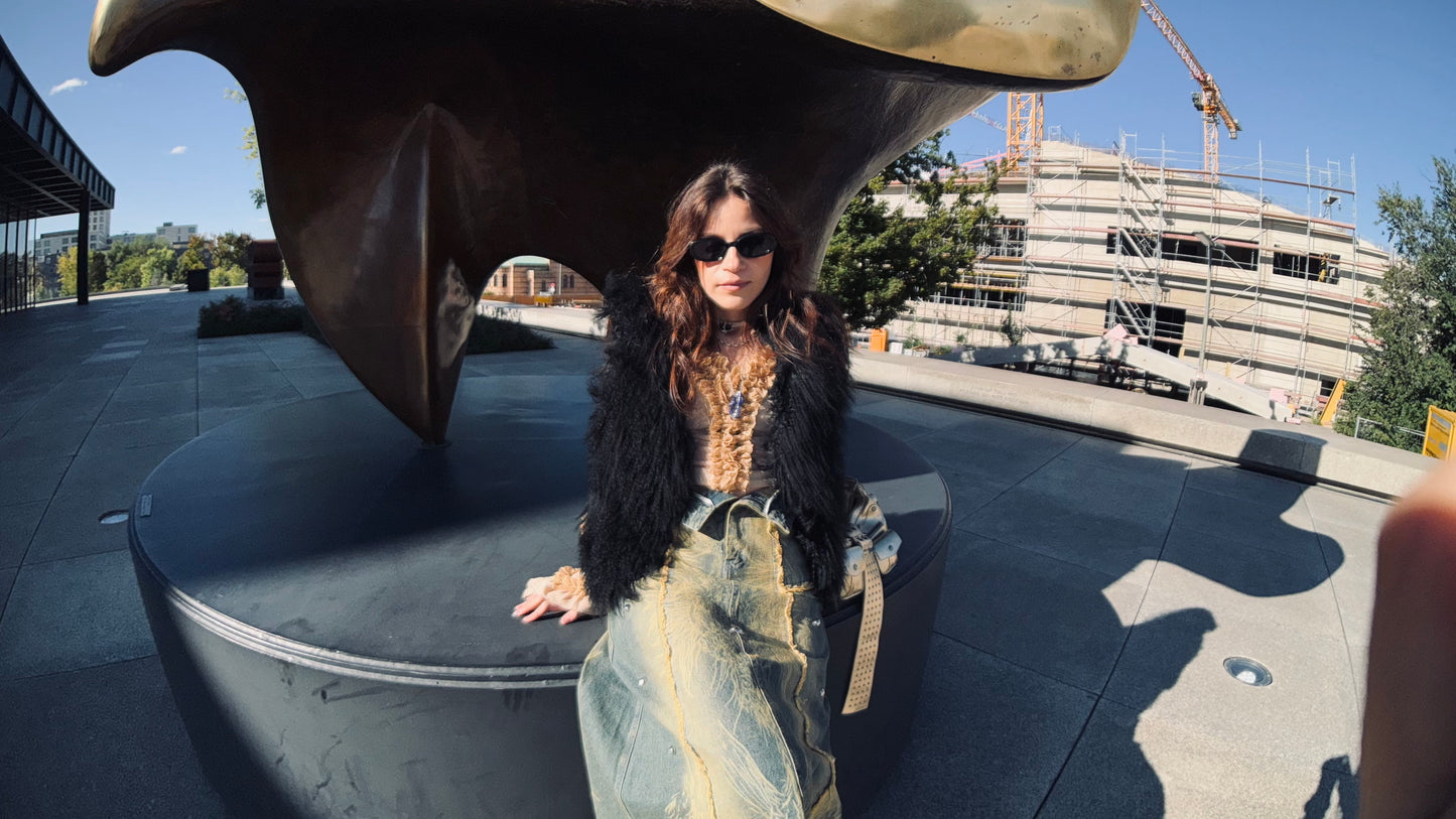 Elyoya Denim Maxi Skirt