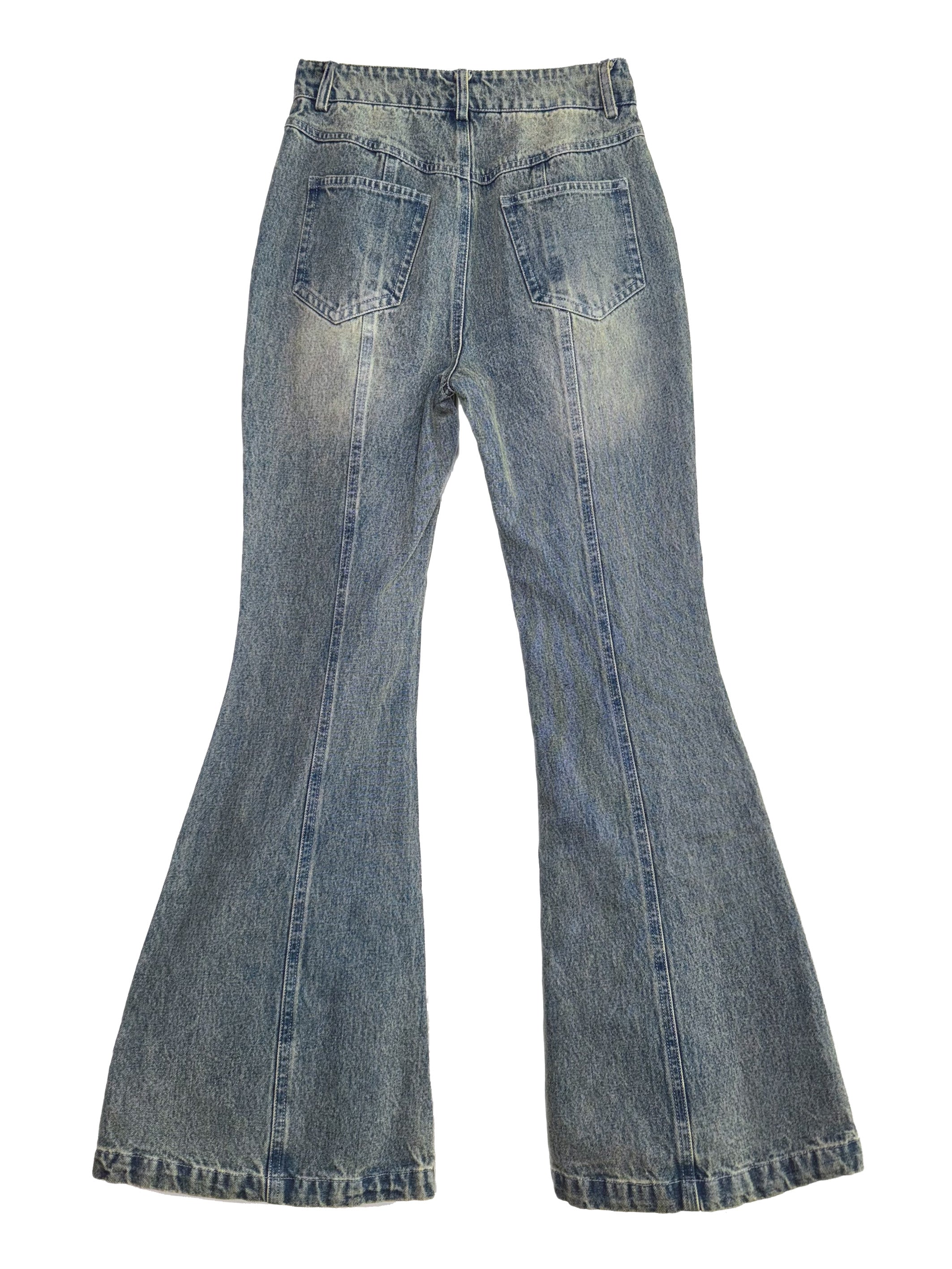 Elyoya Dragon Cross Flare Pants – MoonFangBLN